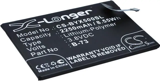 Alt view image 2 of 6 - Battery for BBK VIVO X5 4G X5L X5V Y5 Y5L B-73 Mobile SmartPhone CS-BYX500SL