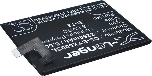Alt view image 3 of 6 - Battery for BBK VIVO X5 4G X5L X5V Y5 Y5L B-73 Mobile SmartPhone CS-BYX500SL