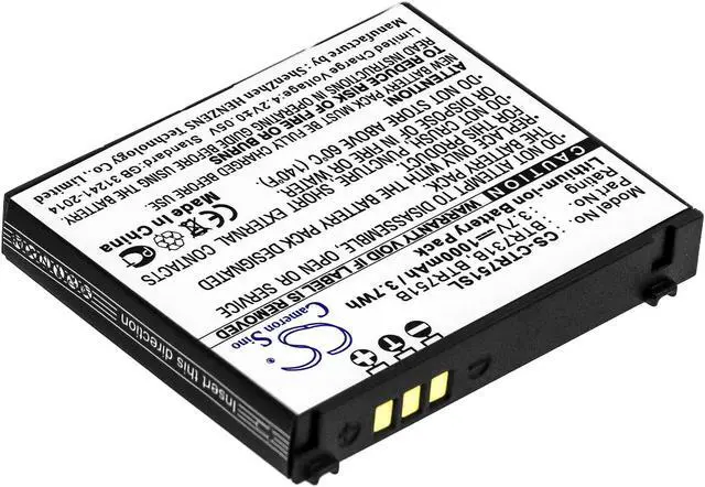 Alt view image 2 of 3 - Battery for Casio C731 C751 GzOne Rock GzoneE Ravine BTR731B BTR751 BTR751B