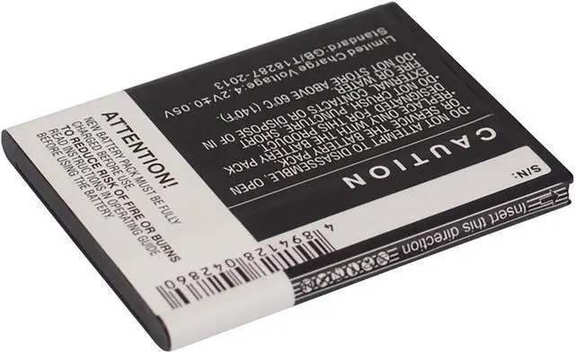 Alt view image 3 of 5 - Battery for Samsung Galaxy S II Duos Plus S2 Z EB-L102GBK EB-L1A2GBU EB-F1A2GBU