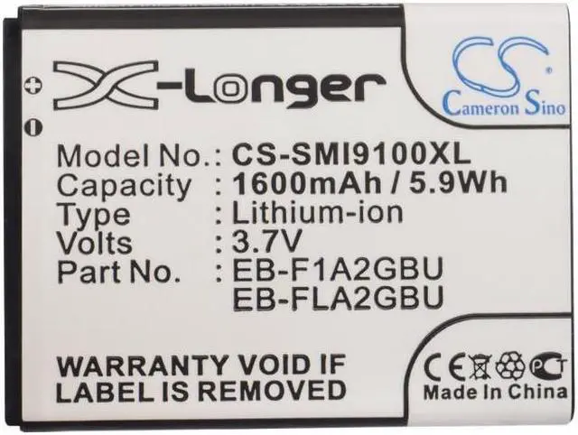 Alt view image 5 of 5 - Battery for Samsung Galaxy S II Duos Plus S2 Z EB-L102GBK EB-L1A2GBU EB-F1A2GBU