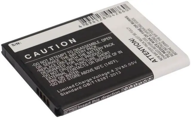 Alt view image 4 of 5 - Battery for Samsung Galaxy S II Duos Plus S2 Z EB-L102GBK EB-L1A2GBU EB-F1A2GBU