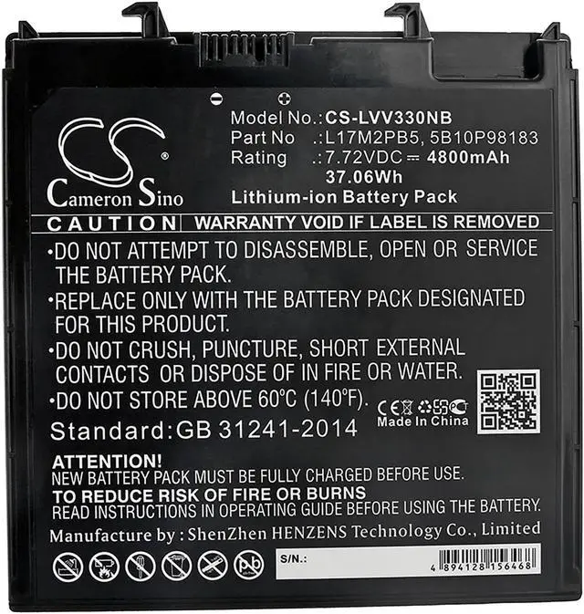 Alt view image 3 of 3 - Battery for Lenovo V330-14IKB 5B10P98182 L17C2PB5 L17L2PB5 L17M2PB5 5B10P98184