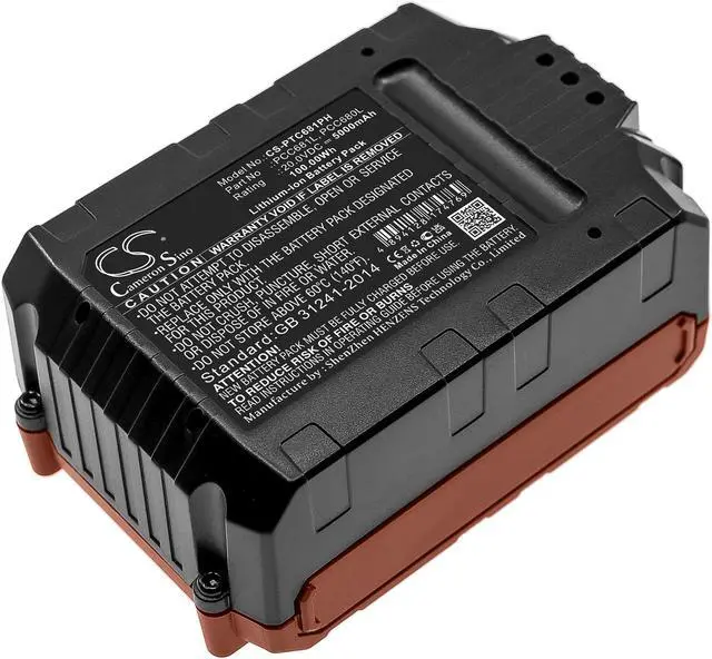 Alt view image 3 of 6 - Battery for Black & Decker Porter Cable LBXR20 LBXR2020 PCC681L LBX20 PCC680L