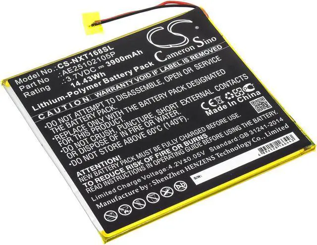 Main image of Battery for Nextbook Ares 8A NX16A8116KPK AE25102105P Tablet CS-NXT168SL 3.7v