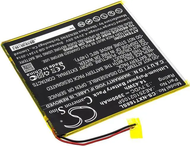 Alt view image 2 of 5 - Battery for Nextbook Ares 8A NX16A8116KPK AE25102105P Tablet CS-NXT168SL 3.7v
