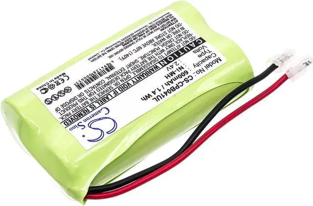 Alt view image 2 of 5 - Battery for Universal AA x 2 CS-CPB041UL Cordless Phone 2.4v Full Connector