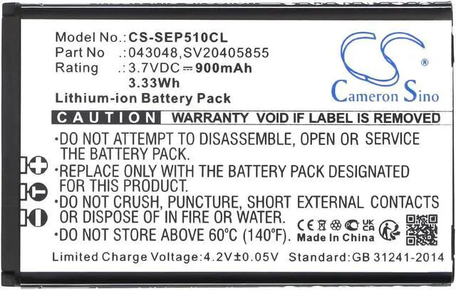 Alt view image 3 of 5 - Battery for Swissvoice ePure DECT 6.0 DUO TAM V2 weiss 043048 C0487 SV20405855