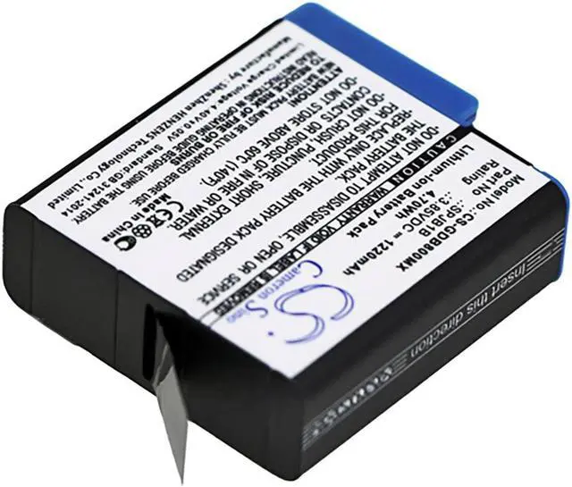 Alt view image 2 of 3 - Battery for GoPro Hero 5/6/7/8 Black 601-10197-00 601-27537-000 AHDBT-801 SPJB1B