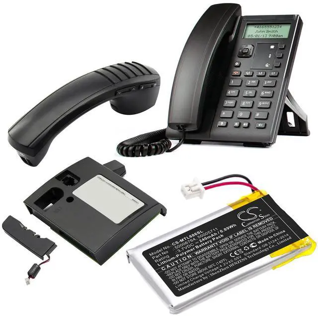 Alt view image 6 of 6 - Battery for Mitel 6867i 6900 6905 6910 6920 6930 6940 6970 50005711 50006764