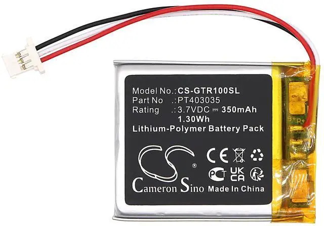 Alt view image 3 of 5 - Battery for MGI Zip Navigator AT golf buggy Remote Control PT403035 CS-GTR100SL