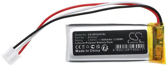 Alt view image 3 of 5 - Battery for Roku Voice Remote Pro Control 822048 BGG047 CS-RPG047SL 3.8v 1000mAh