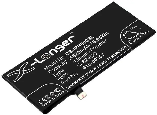 Main image of Battery for Apple A1863 iPhone 8 MQ6K2LL/A MQ6L2LL/A 616-00357 616-00358 1820mAh