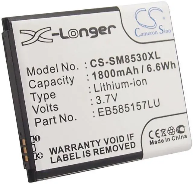 Alt view image 5 of 5 - Battery for Samsung Galaxy Beam GT-I8530 GT-I8550 GT-I8558 SHV-E500S EB585157LU