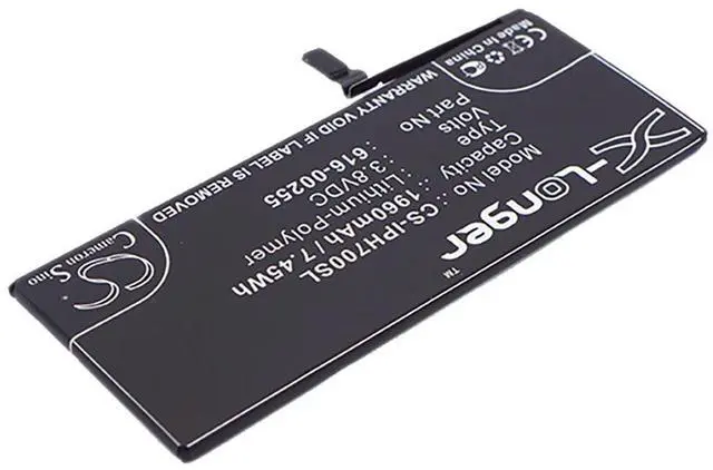 Alt view image 2 of 6 - Battery for Apple iPhone 7 A1660 A1778 A1779 A1780 616-00255 4.7" 3.8V 1960mAh