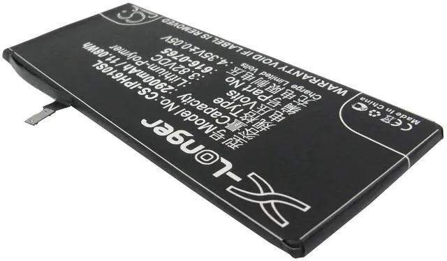 Alt view image 2 of 6 - Battery for Apple iPhone 6 Plus 616-0765 616-0770 616-0772 DAK90151 A1522 A1524