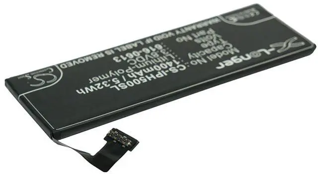 Alt view image 2 of 6 - Battery for Apple iPhone 5 616-0610 616-0611 616-0613 AAP353292PA LIS1491APPCS