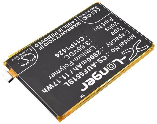 Alt view image 2 of 6 - Battery for Asus ZE551ML Zenfone 2 5.5 Deluxe 2E ZenFone Go C11P1423 C11P1424