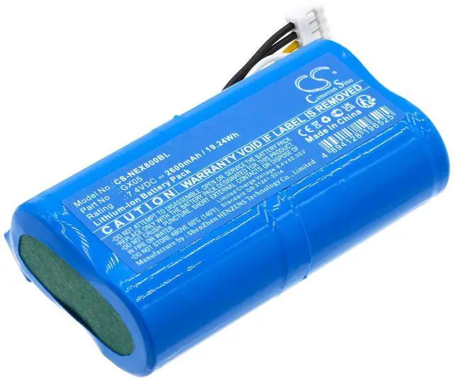 Main image of Battery for NEXGO N86 Dejavoo QD2 QD4 WizarPOS Q2 Wizar GX05 WHB02-2600 2600mAh