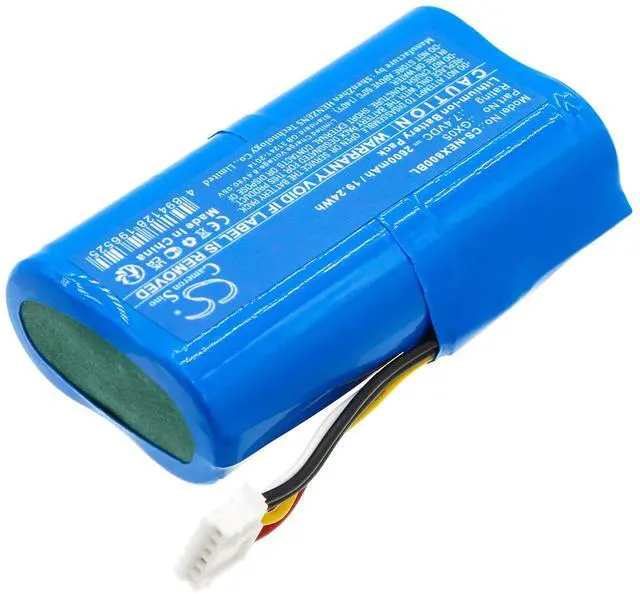 Alt view image 2 of 6 - Battery for NEXGO N86 Dejavoo QD2 QD4 WizarPOS Q2 Wizar GX05 WHB02-2600 2600mAh