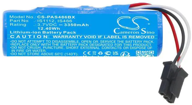 Alt view image 3 of 5 - Battery for Pax S920 IS1112 IS486 Payment Terminal CS-PAS486BX 3.7v 3350mAh