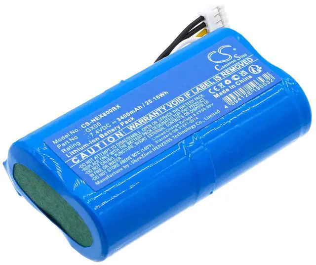 Main image of Battery for Dejavoo QD2 QD4 WizarPOS Q2 Wizar GX05 NEXGO N86 WHB02-2600 3400mAh