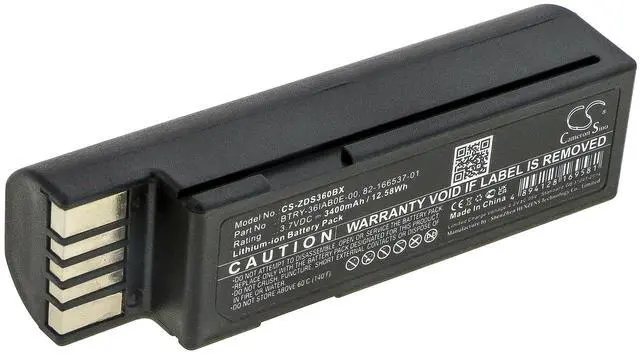Main image of Battery for Zebra DS3600 DS3678 LI3678 82-166537-01 BT-000341-01 BTRY-36IAB0E-00