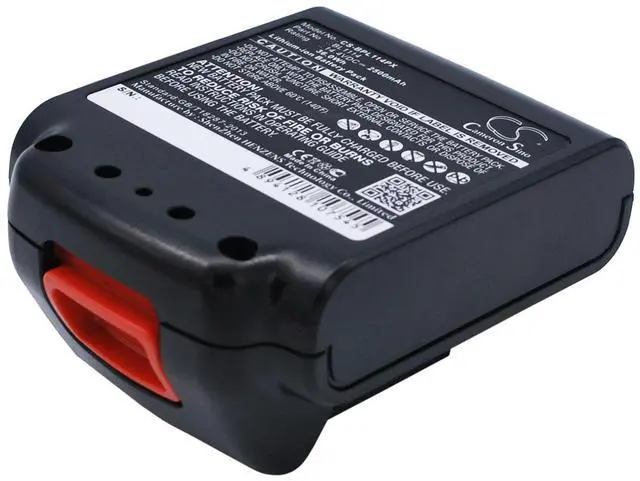 Alt view image 2 of 5 - Battery for Black & Decker LDX120C LST220 LGC120 BL1114 BL1314 BL1514 LB16