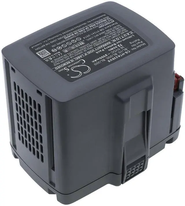 Alt view image 2 of 6 - Battery for Husqvarna BLi300 BLi20 BLi30 BLi200 BLi950X BLi200X BLi10 B70 BLi100