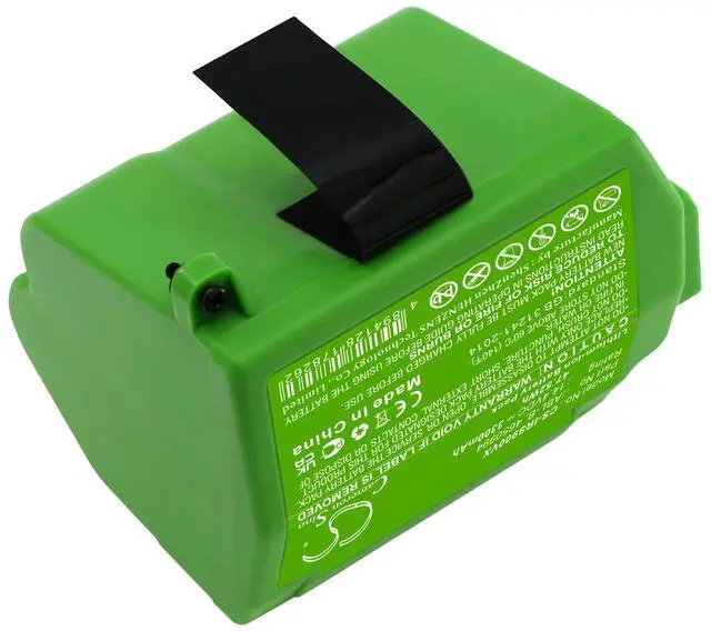Alt view image 3 of 5 - Battery for iRobot Roomba S9 S9+ S955020 4650994 ABL-B Vacuum CS-IRS900VX 14.4v