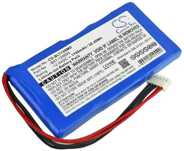 Main image of Battery for Biolight BLT-1203A Bollywood BAT-120002 Monitor CS-BLT120MD 12.0v