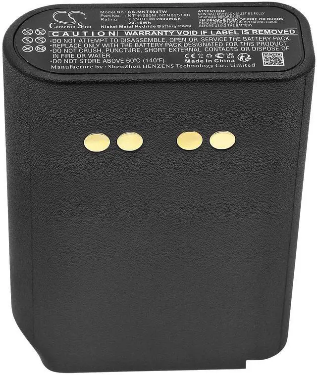 Alt view image 5 of 5 - Battery for Motorola NTN4593 NTN4595 NTN4595DR NTN4538 NTN4592 NTN4593DR NTN4594
