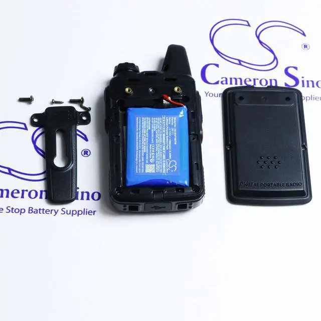 Alt view image 6 of 6 - Battery for Baofeng BF-T1 UHF T1 Two-Way Radio CS-BAF100TW 3.7v 1200mAh / 4.44Wh