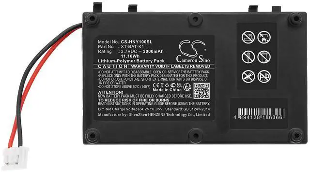 Alt view image 5 of 7 - Battery for Honeywell BW GasAlert Max XT II Legacy multi-gas detector XT-BAT-K1