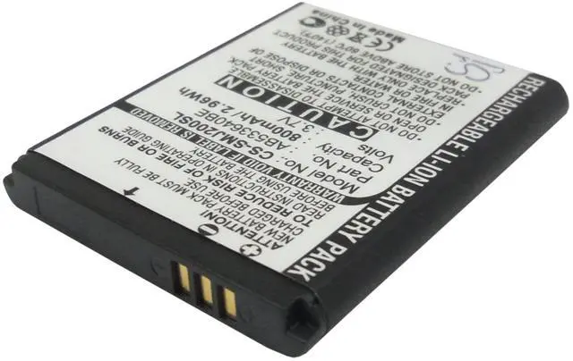 Alt view image 2 of 5 - Battery for Samsung SGH-J200 AB533640BE Mobile SmartPhone CS-SMJ200SL 3.7v 800mA