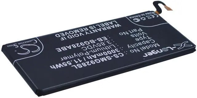 Alt view image 3 of 6 - Battery for Samsung Galaxy S6 Plus Edge+ EB-BG928ABE GH43-04526A GH43-04526B