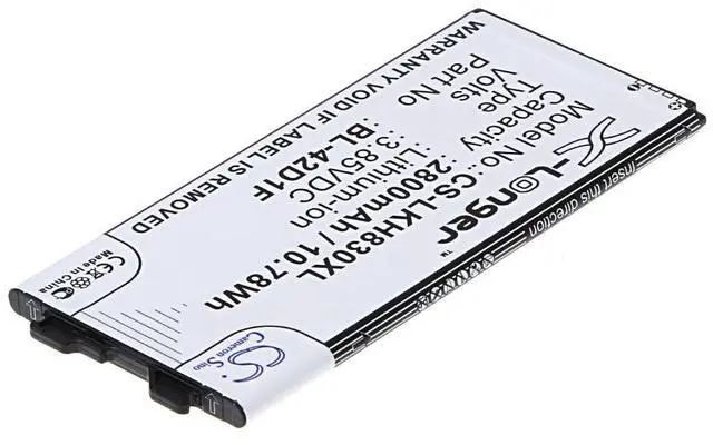Alt view image 2 of 5 - Battery for LG AS992 G5 Lite SE H820 H830 VS987 BL-42D1F EAC63238801 EAC63238901