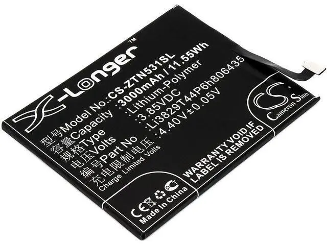 Main image of Battery for ZTE Nubia M2 Lite X8 Z11 NX531 NX531J NX573J Li3829T44P6h806435