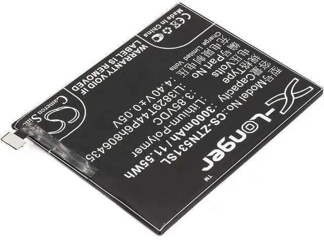 Alt view image 2 of 6 - Battery for ZTE Nubia M2 Lite X8 Z11 NX531 NX531J NX573J Li3829T44P6h806435