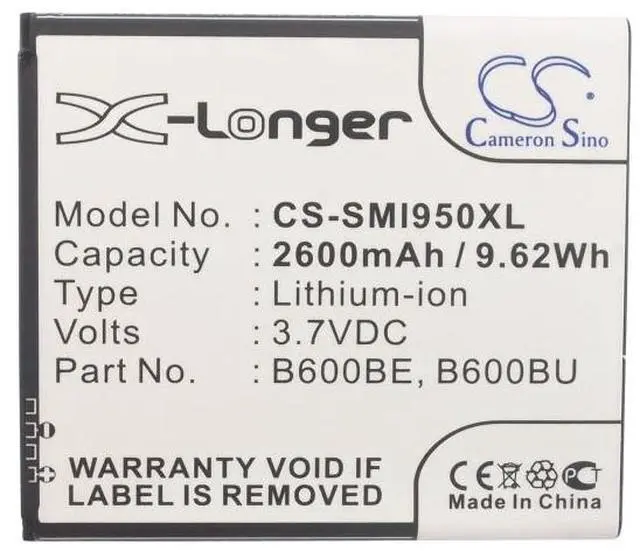 Alt view image 5 of 5 - Battery for Samsung Galaxy S4 Active B600BC B600BE B600BU EB485760LU EB-B600BUB