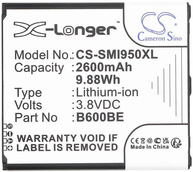 Alt view image 3 of 5 - Battery for Samsung Galaxy S4 Active B600BC B600BE B600BU EB485760LU EB-B600BUB