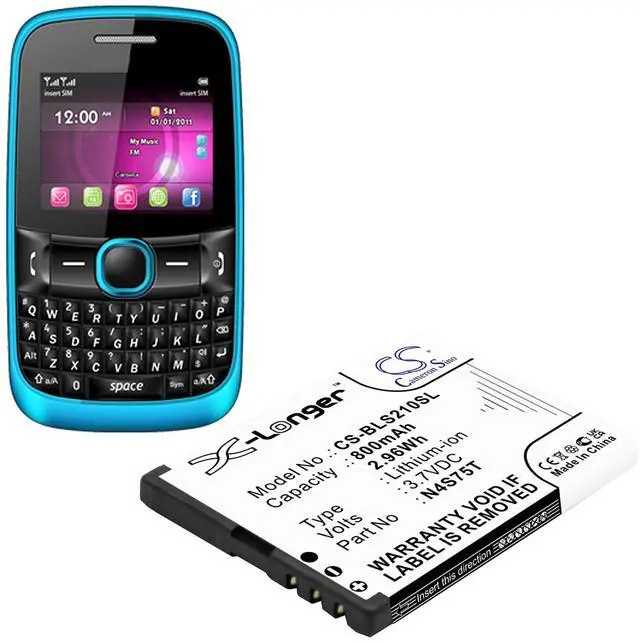 Alt view image 4 of 4 - Battery for BLU Deejay Touch Lindy AEG M320 Brondi Binatone SM800 N4S75J N4S75T