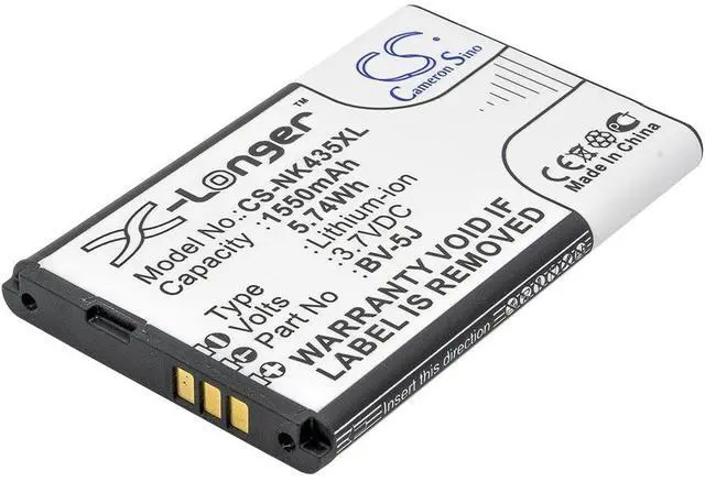 Main image of Battery for Nokia Lumia 435 532 RM-1070 Microsoft BV-5J CS-NK435XL Li-ion 3.7V