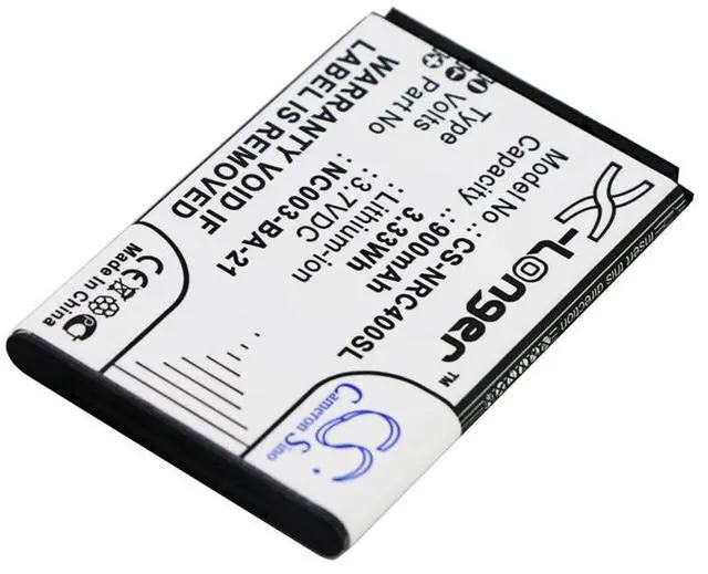 Alt view image 2 of 3 - Battery for Nolan B4 RCS Kits NC003-BA-21 Helmet Headset CS-NRC400SL Li-ion