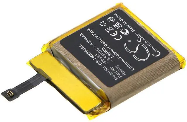 Alt view image 2 of 4 - Battery for T-Mobile SyncUP Kids P0963 Smartwatch CS-TMK963SL 3.85v Li-Polymer