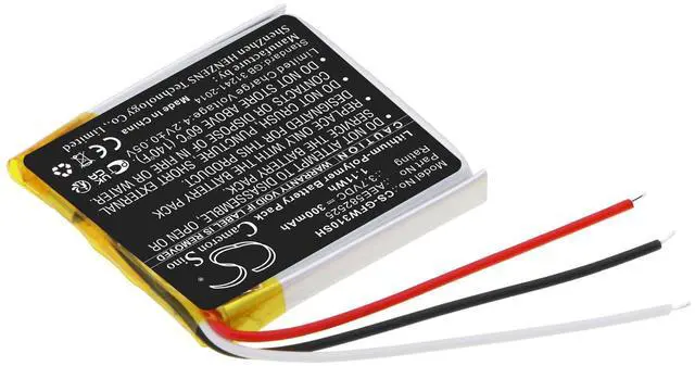 Alt view image 2 of 4 - Battery for Golf Buddy WTX WTX+ AEE582525 Smartwatch CS-GFW310SH 3.7v Li-Polymer