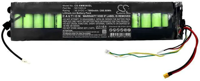 Alt view image 3 of 5 - Battery for Xiaomi 1S Essential M365 Mi 3 NE1003-H Electric Scooter CS-XMM365SL