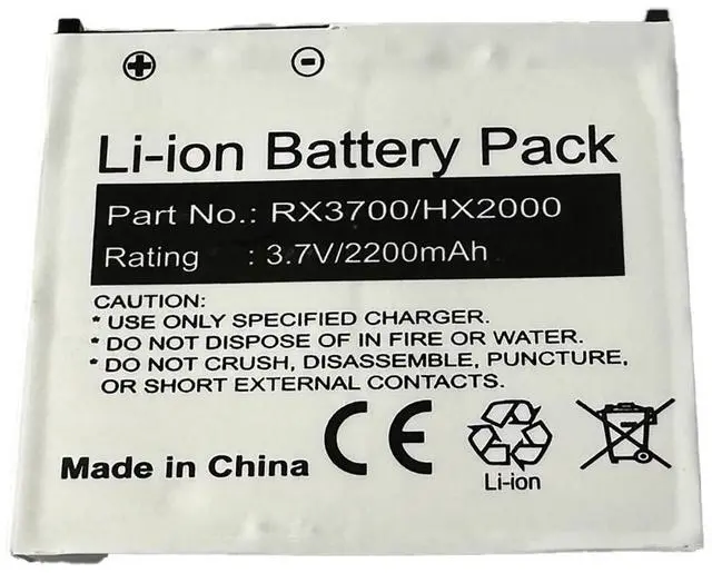 Alt view image 4 of 4 - Battery for HP Compaq iPAQ rx3700 HX2000 HX2100 HX2190 HX2490 HX2490b HX2490c HX2495b 360136-001 360136-002 367858-001