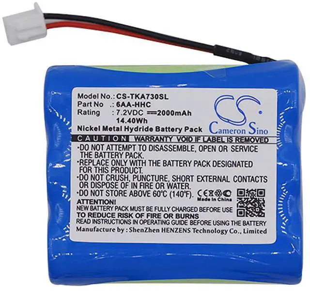 Alt view image 5 of 6 - Battery for TDK Life on Record A73 Boombox 6AA-HHC Speaker CS-TKA730SL 7.2v