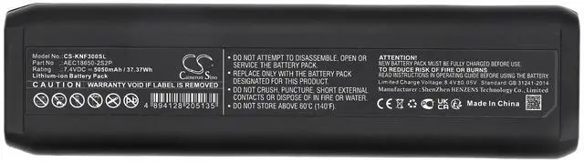 Alt view image 5 of 5 - Battery for Konftel Avaya B169 300M 300MX 300W 300WX 900102095 Li18S 700508893